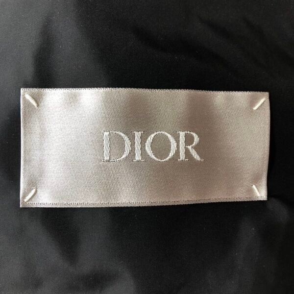 DIOR OBLIQUE DOWN JACKET NAVY BLUE TECHNICAL JACQUARD – DRC003 - Image 6