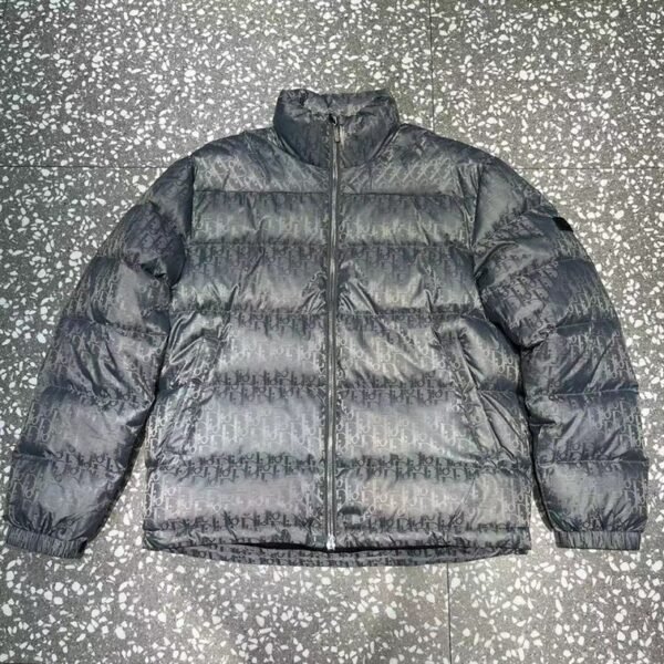 DIOR OBLIQUE DOWN JACKET TECHNICAL JACQUARD – DRC019 - Image 4