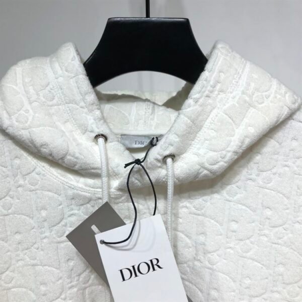 DIOR OBLIQUE HOODED SWEATSHIRT. RELAXED FIT – DOS010 - Image 5
