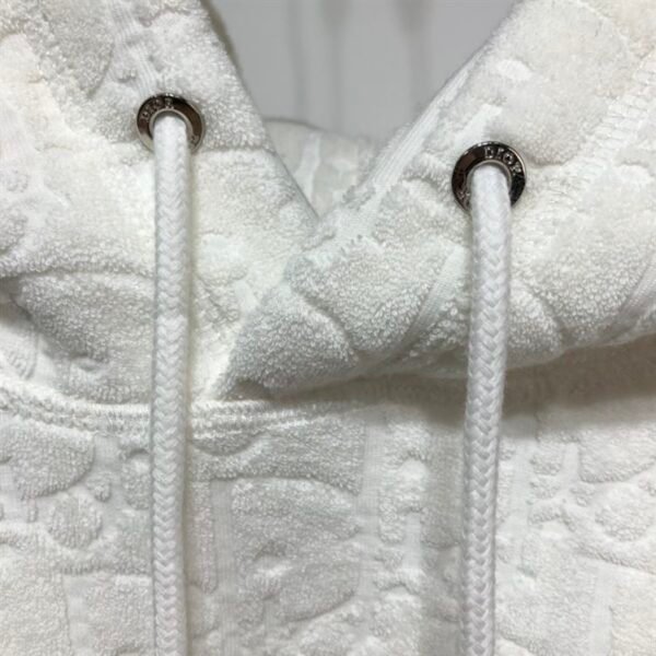 DIOR OBLIQUE HOODED SWEATSHIRT. RELAXED FIT – DOS010 - Image 7