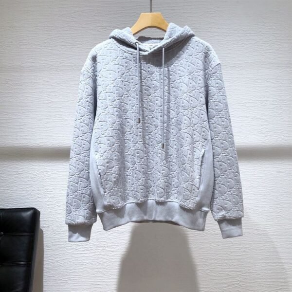 DIOR OBLIQUE HOODED SWEATSHIRT RELAXED FIT – DOS020 - Image 2