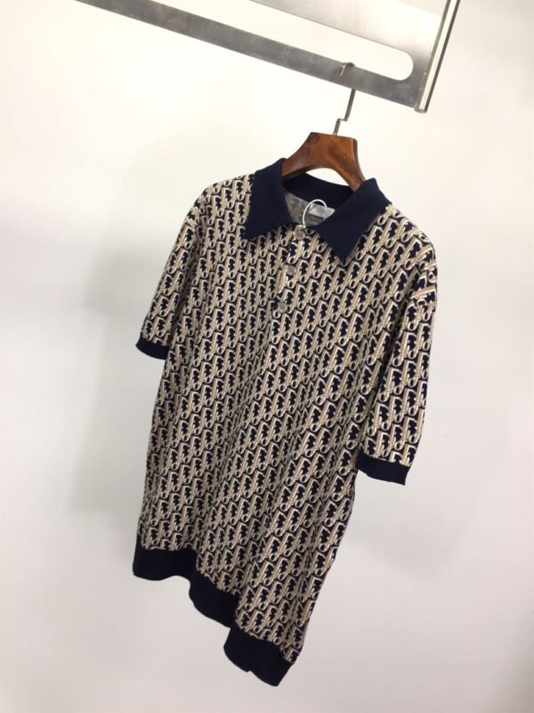 DIOR OBLIQUE POLO SHIRT – DOT013 - Image 4