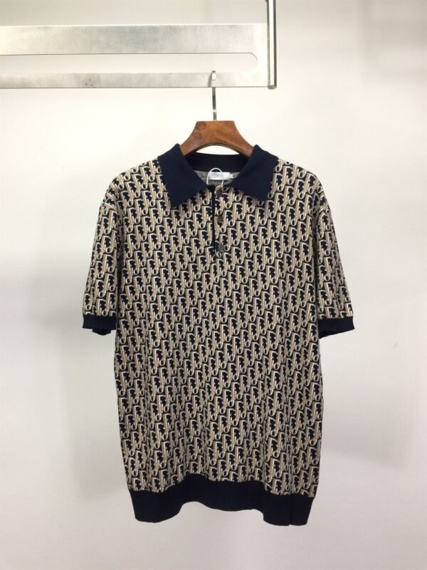 DIOR OBLIQUE POLO SHIRT – DOT013 - Image 2