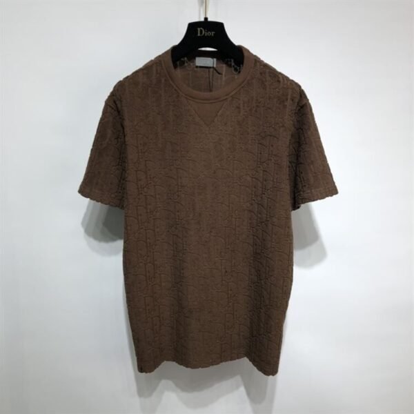 DIOR OBLIQUE T-SHIRT. RELAXED FIT – DOT007 - Image 2