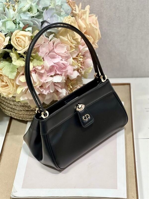 DIOR SMALL DIOR KEY BAG BLACK BOX CALFSKIN - DOB021 - Image 3