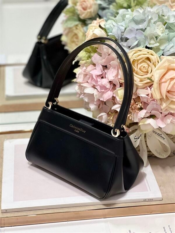 DIOR SMALL DIOR KEY BAG BLACK BOX CALFSKIN - DOB021 - Image 4