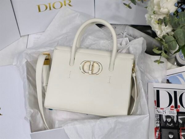 DIOR ST-HONORE TOTE BAG WHITE - DOB084