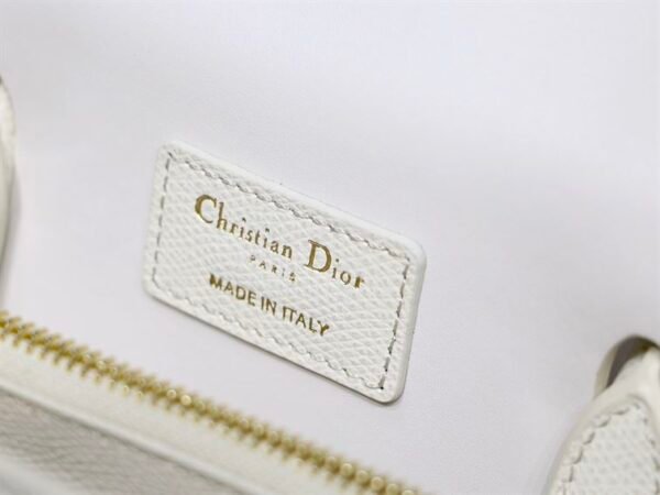 DIOR ST-HONORE TOTE BAG WHITE - DOB084 - Image 9