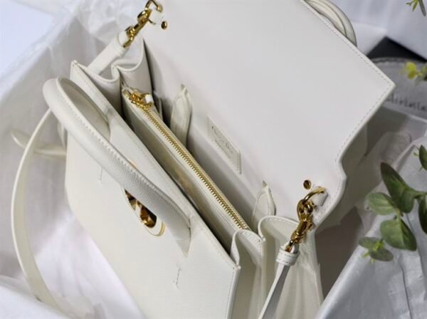 DIOR ST-HONORE TOTE BAG WHITE - DOB084 - Image 5