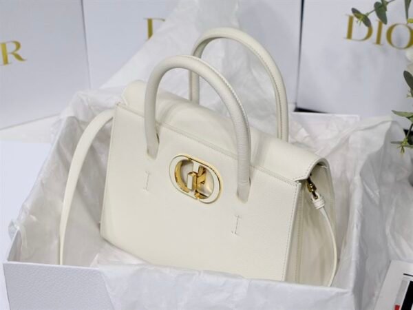 DIOR ST-HONORE TOTE BAG WHITE - DOB084 - Image 6