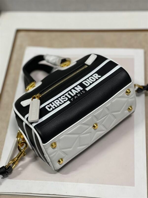 DIOR VIBE ZIP BOWLING MICRO BAG BLACK CALFSKIN - DOB095 - Image 2