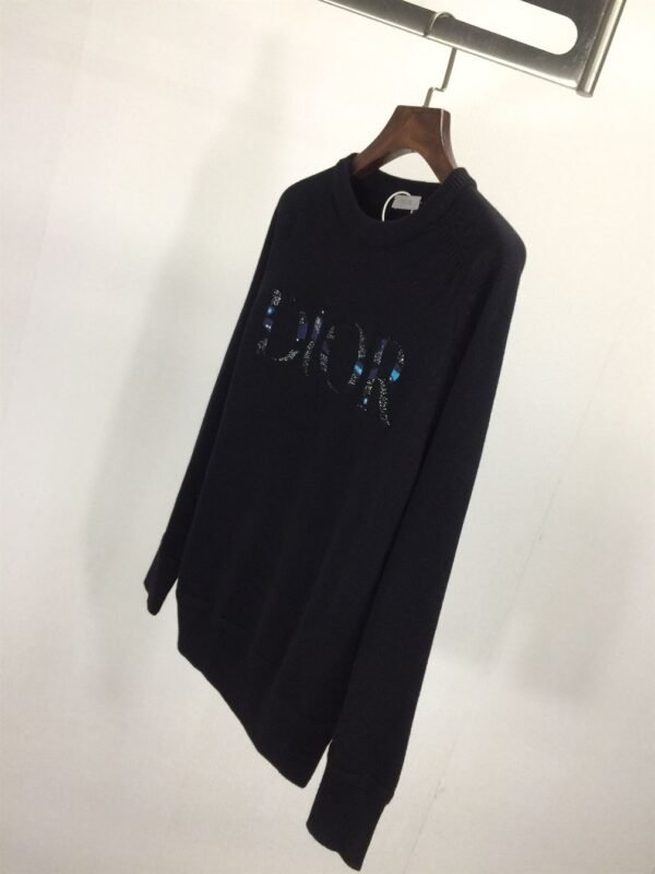 DIOR X PETER DOIG EMBROIDERED KNITTED SWEATER – DOS017 - Image 5