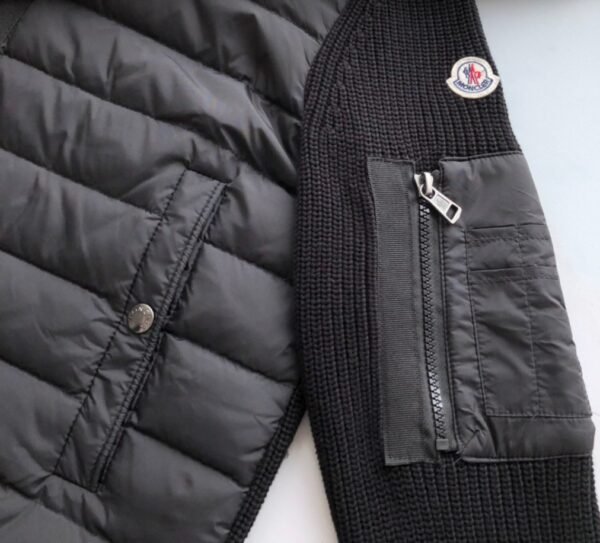 MONCLER Maglione Tricot Hooded Down Knit Jacket Coat – MC141 - Image 6