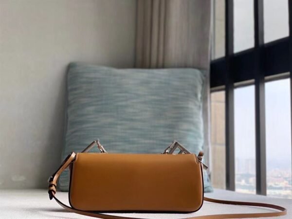 FENDI FIRST SIGHT BROWN LEATHER MINI BAG - F033