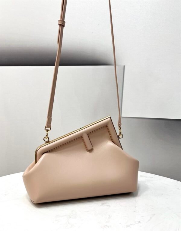 FENDI FIRST SMALL PINK LEATHER BAG - F007