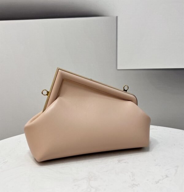 FENDI FIRST SMALL PINK LEATHER BAG - F007 - Image 2
