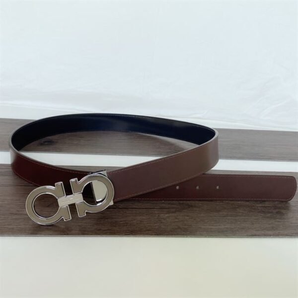 FERRAGAMO REVERSIBLE AND ADJUSTABLE GANCINI BELT – FB003 - Image 3