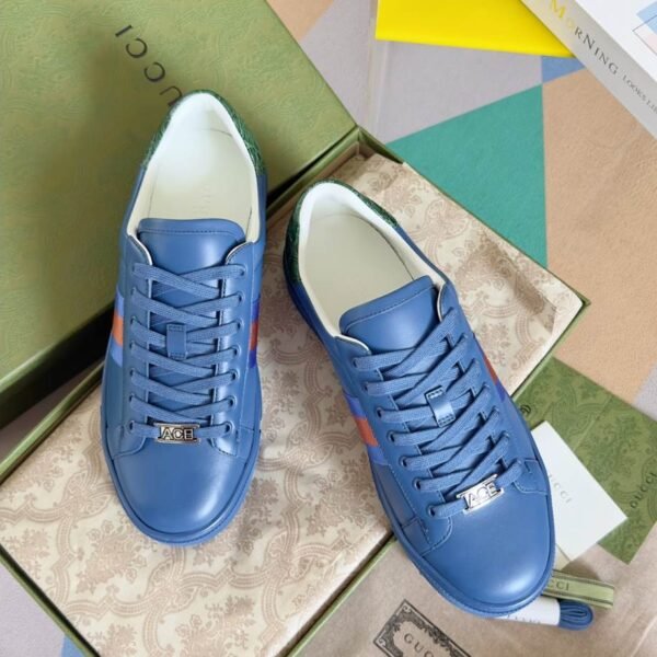 Gucci Ace Crystal Blue Sneakers – GCC189 - Image 2