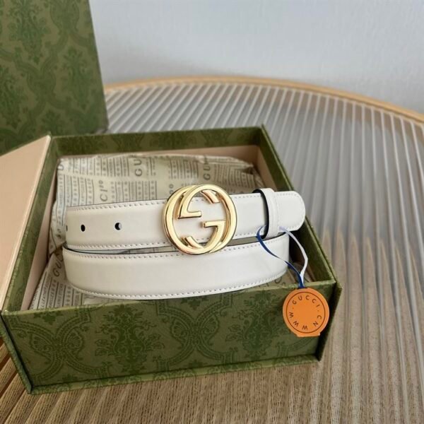 GUCCI BLONDIE BELT WHITE – GB046 - Image 2