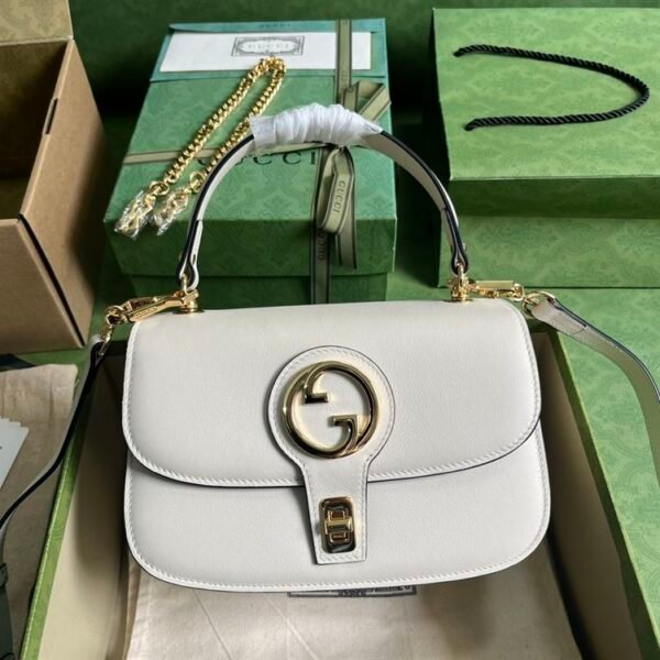 GUCCI BLONDIE TOP HANDLE WHITE BAG - GB05