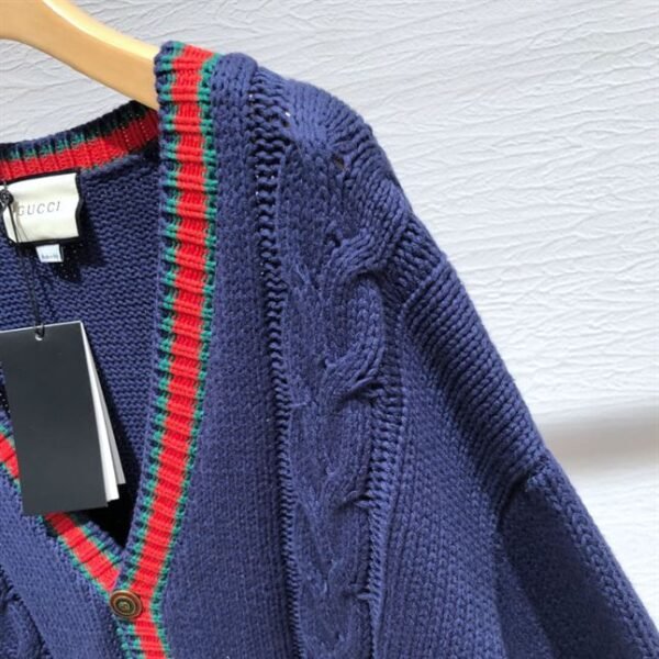 GUCCI CABLE KNIT CARDIGAN – GCK028 - Image 4