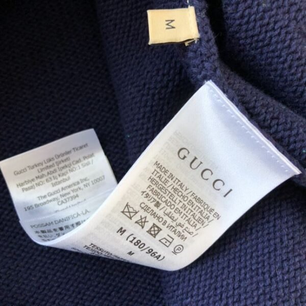 GUCCI COTTON AND WOOL BLEND CARDIGAN – GCK034 - Image 8