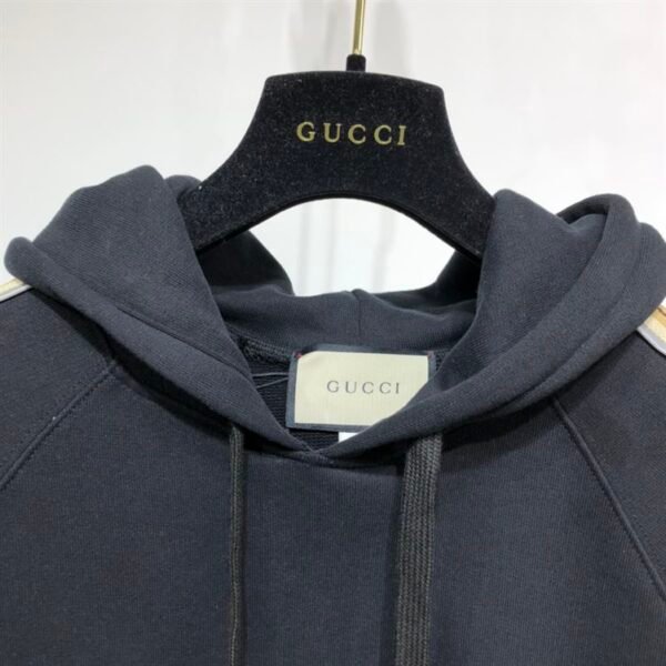 GUCCI COTTON JERSEY HOODED SWEATSHIRT – GCK018 - Image 4