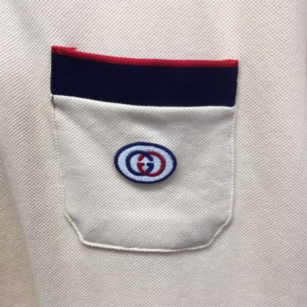 GUCCI COTTON PIQUET POLO WITH INTERLOCKING G – GGS031 - Image 7