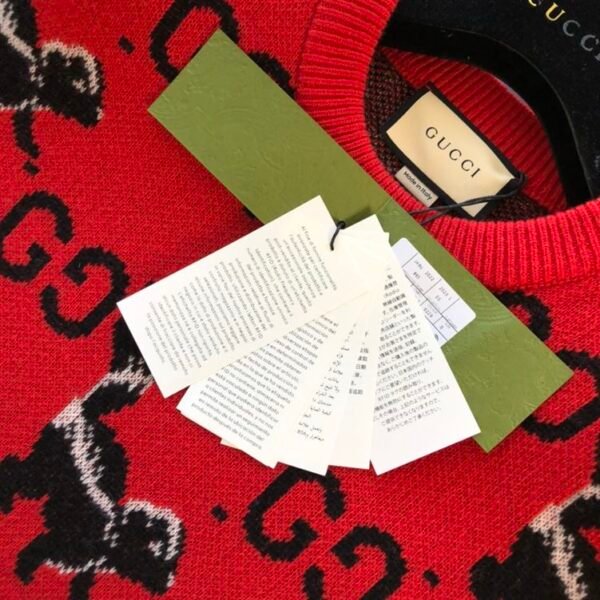 GUCCI GG AND SKUNK WOOL KNIT SWEATER – GCK012 - Image 7