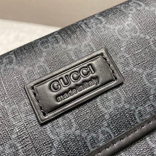 GUCCI GG BLACK BELT BAG - BG022 - Image 6