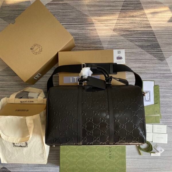 GUCCI GG EMBOSSED DUFFLE BAG - BG035 - Image 2