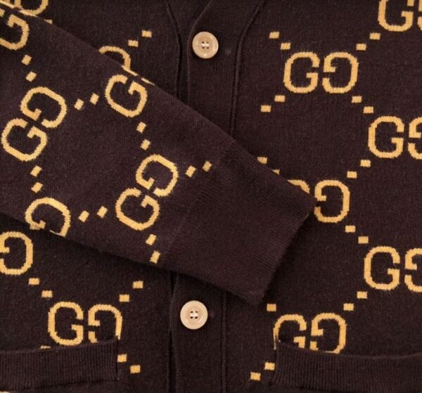 GUCCI GG SUPREME INTARSIA CARDIGAN – GCK032 - Image 7