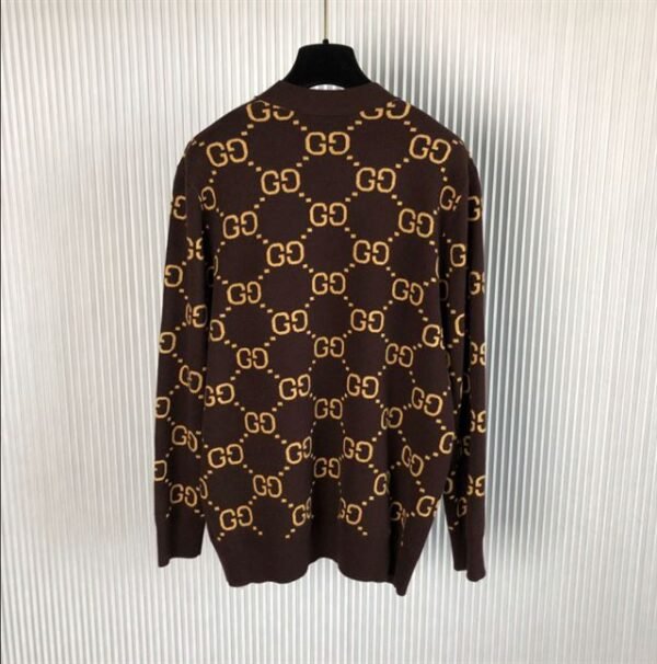 GUCCI GG SUPREME INTARSIA CARDIGAN – GCK032 - Image 3