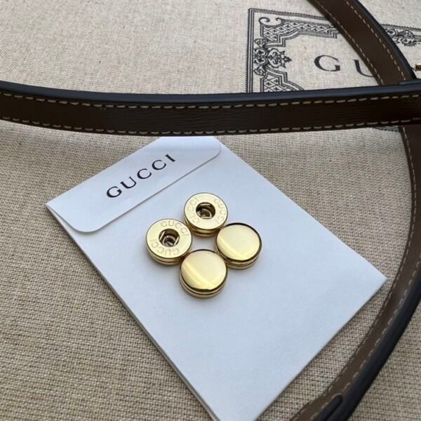 GUCCI HORSEBIT 1955 MINI BAG WITH LIGHT BROWN LEATHER - GB20 - Image 8