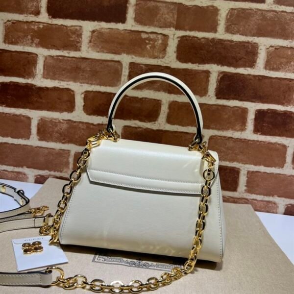 GUCCI HORSEBIT 1955 MINI BAG WITH WHITE LEATHER - GB19 - Image 2