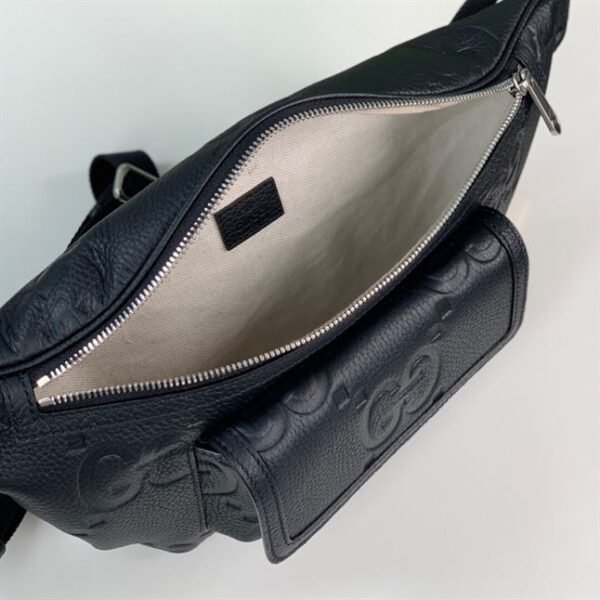 GUCCI JUMBO GG BELT BAG BLACK - BG042 - Image 10
