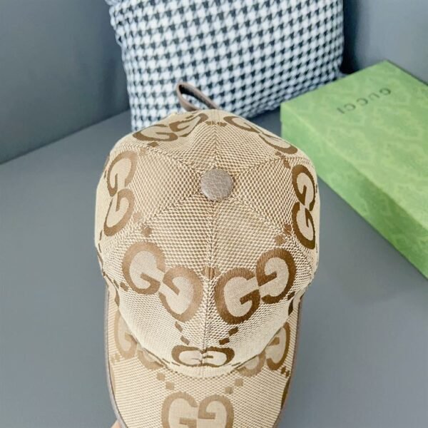 GUCCI JUMBO GG CANVAS BASEBALL HAT - GH010 - Image 5