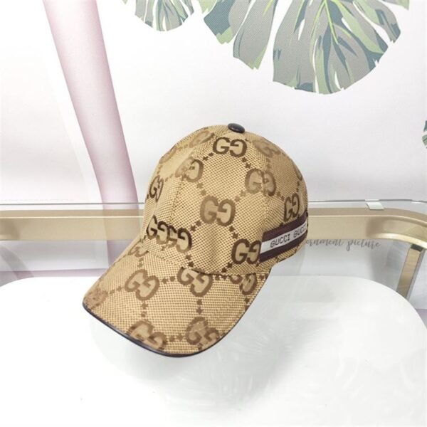 GUCCI JUMBO GG CANVAS BASEBALL HAT - GH103 - Image 7