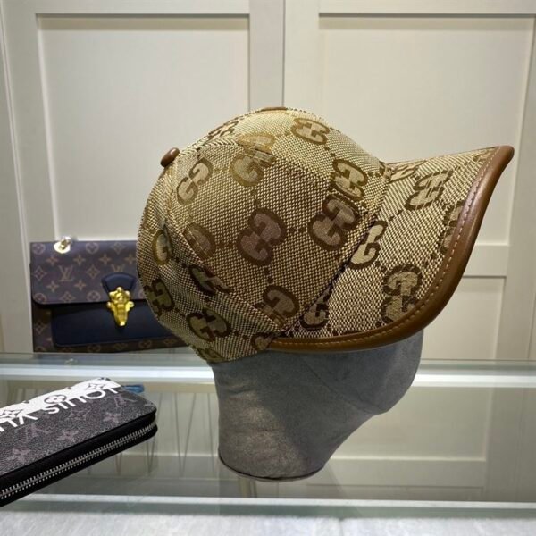 GUCCI JUMBO GG CANVAS BASEBALL HAT - GH131 - Image 7
