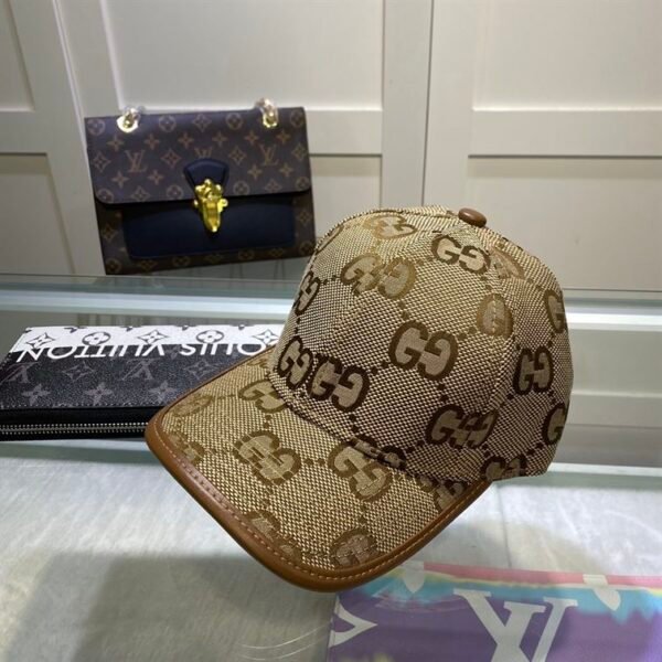 GUCCI JUMBO GG CANVAS BASEBALL HAT - GH131 - Image 3