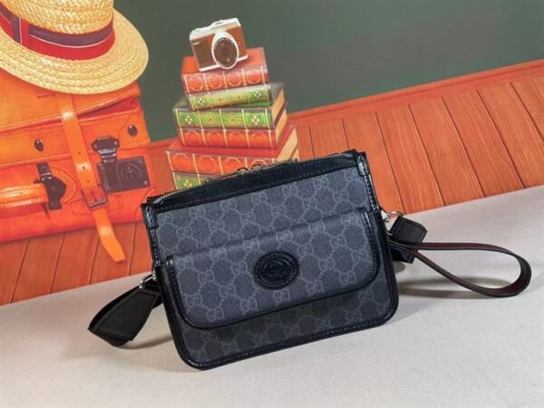 GUCCI MESSENGER BAG WITH INTERLOCKING G - BG014 - Image 2