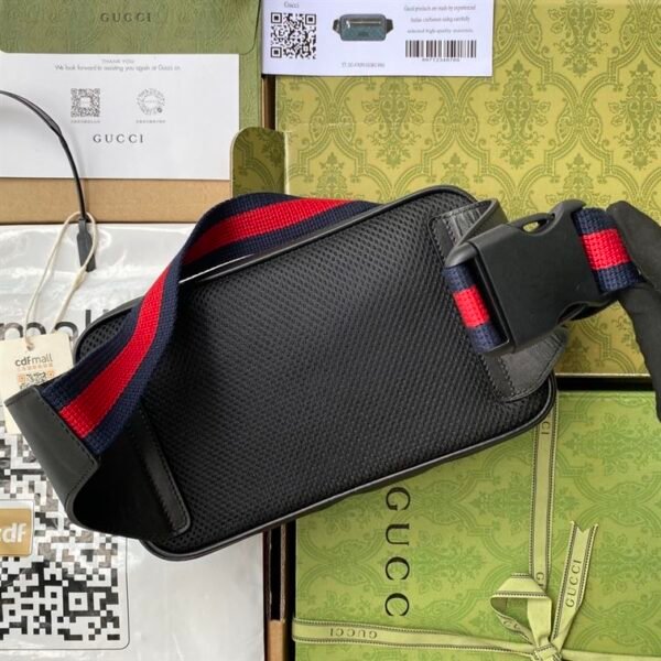 GUCCI OPHIDIA GG-MONOGRAMMED CANVAS BELT BAG - BG041 - Image 3