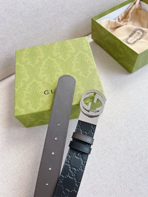 GUCCI REVERSIBLE GUCCI SIGNATURE BELT – GB025 - Image 8