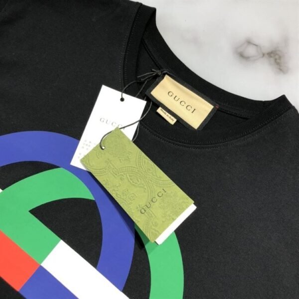 GUCCI ROUND GG PRINT COTTON T-SHIRT – GGS039 - Image 6