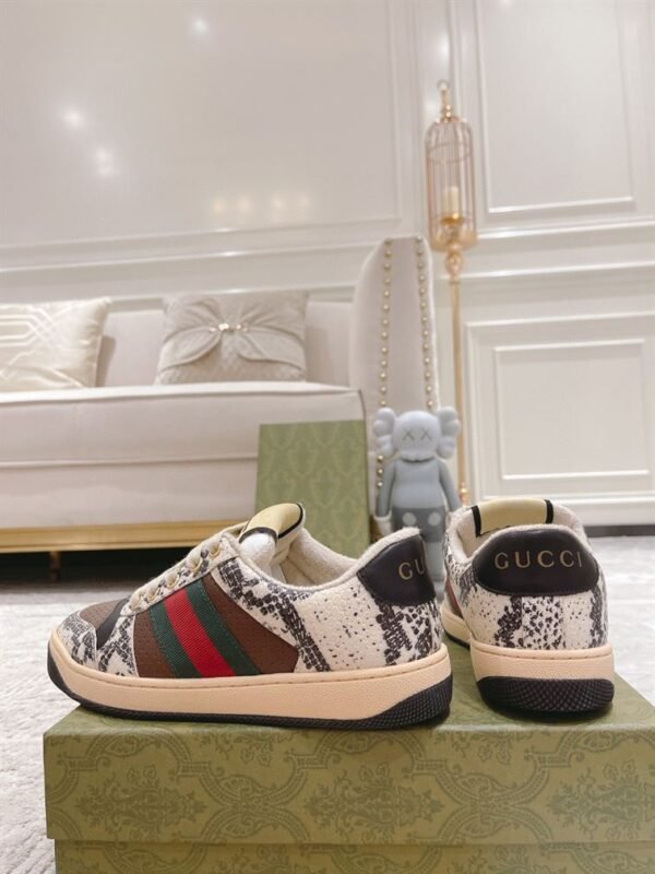 GUCCI SCREENER PYTHON-EMBOSSED LEATHER SNEAKER – GCC108 - Image 7