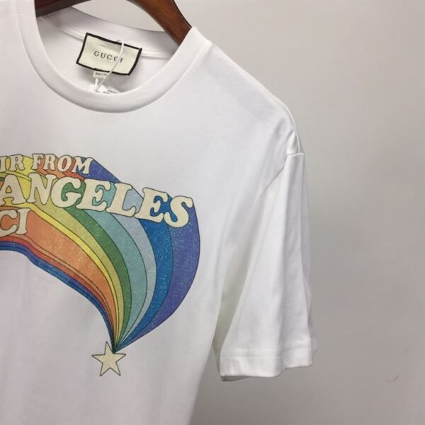 GUCCI SOUVENIR FROM LOS ANGELES PRINT T-SHIRT – GGS020 - Image 5