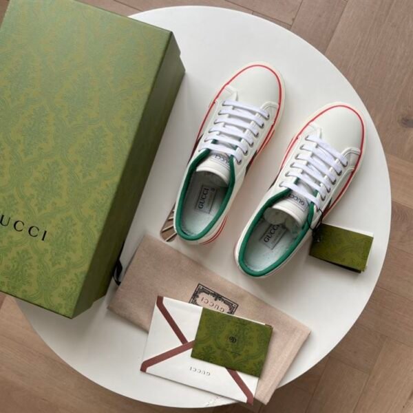 GUCCI TENNIS 1977 SNEAKER IN WHITE LEATHER – GCC060 - Image 2