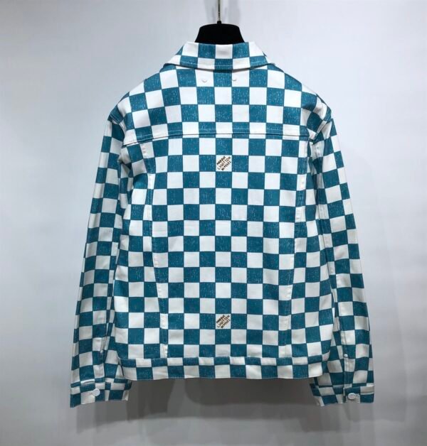 LOUIS VUITTON DAMIER DENIM TRUCKER JACKET – LVC008 - Image 3