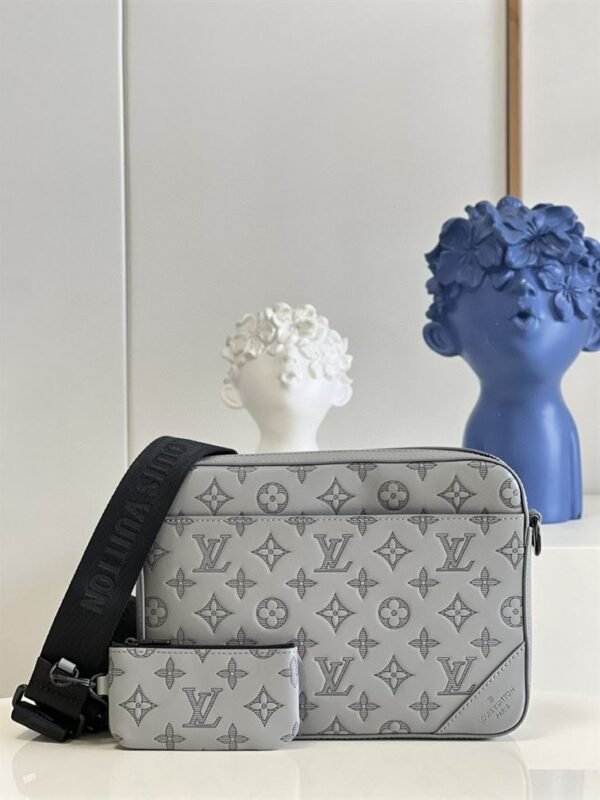 LOUIS VUITTON DUO MESSENGER BAG IN ANTHRACITE GREY - LVB002 - Image 2