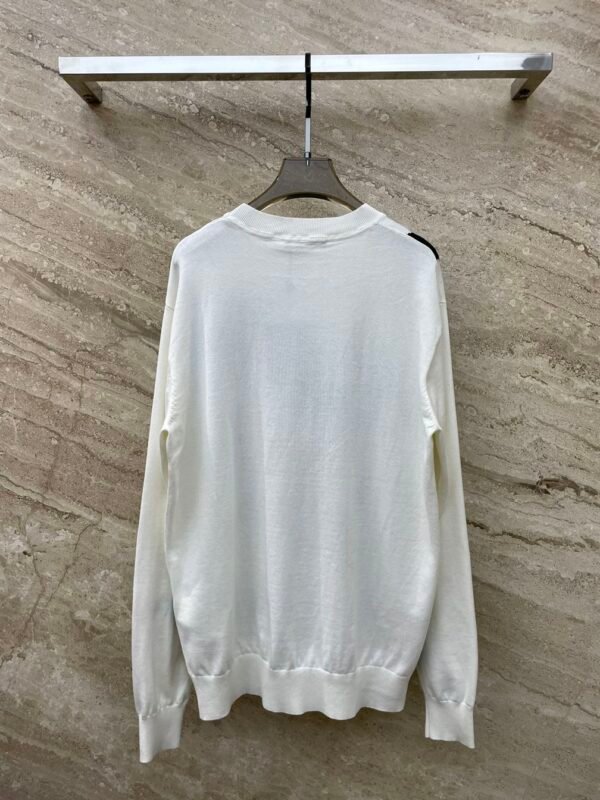 LOUIS VUITTON INTARSIA CASHMERE WOOL CREWNECK – LVH056 - Image 3